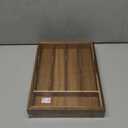 Expandable Acacia Kitchen Drawer Organizer for Cutlery and Utensils, Adjustable Acacia Wood Cutlery Tray in Drawer for Flatware and Silverware in Kitchen (7 Slots Expandable)