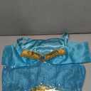 Girls Jasmine Arabian Princess Jasmine Cosplay Costume with Wig - Halloween Party Dress Up for Kids (130(5-6T)),