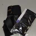 Slim-Fit Ankle Brace for Sprained Ankle, Quick Lace Up Ankle Support for Women Men with 2 Auto-Shaped Pads, Air Fabric Cool Ankle Stabilizer for Injury Recover, Running,Sports,S(10-11.6) (Black)