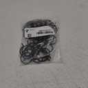 40 PCS Black Curtain Rings, Curtains Ring with Eyelet Apply for Up to 1 1/4-inch Curtain Rod (1.5 Inch Drapery Rings)