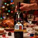 3 x New Home Christmas Ornament 2025, House Warming Gifts New Home, First Home Ornament for Couple Family Friends, New House Decorations Gift Ideas for Women (Red Door)