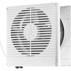 VEVOR Room to Room Fan, Two-Way Airflow Through-the-Wall Fan 8" with Temperature Control, 180 CFM Ventilation Quiet In-Wall Exhaust Vent Fans for Bathroom, Laundry Room and Indoor