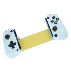 Decours Expandable Mobile Game Controller for 15 Series Devices Responsive Button Stable Connection 6 Color Variants Available Tablet Compatible Game Controller (blue)