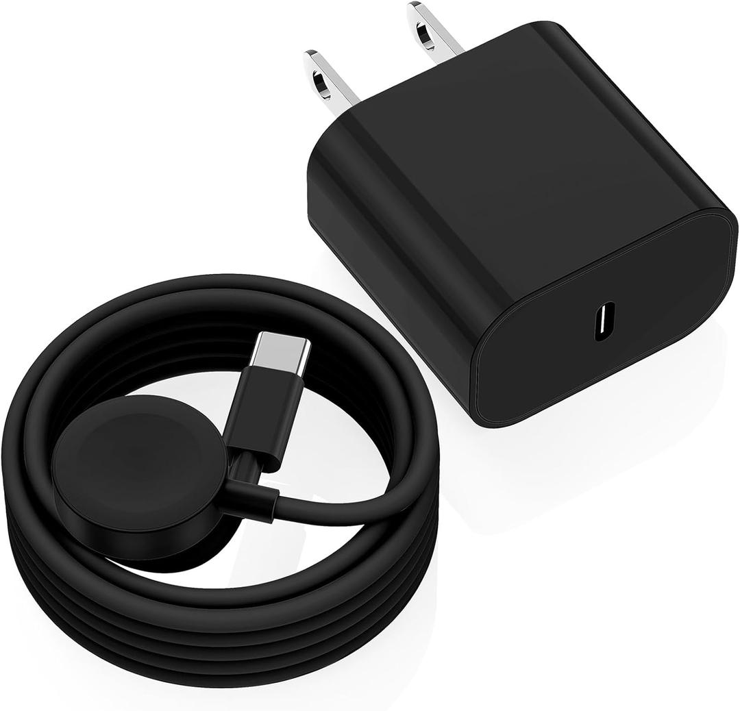 USB C Apple Watch Charger,[MFi Certified] iPhone Fast Magnetic iWatch Charger 6ft USB C Charging Cable Cord Long and Type C Wall Charger Block for Apple Watch Series 11/10/9/Ultra/8/7/SE/SE2/6/5/4/3/2