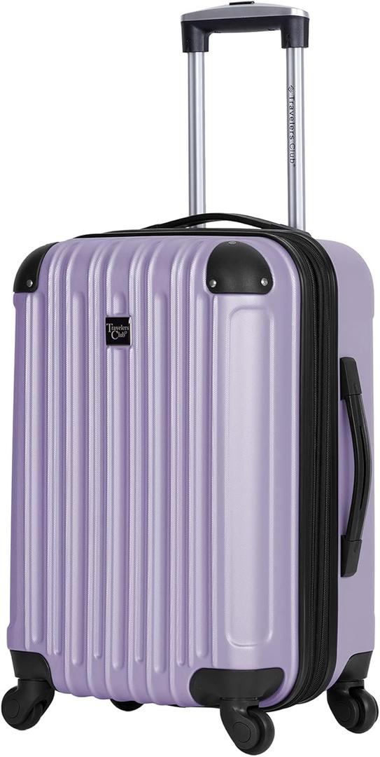 2 PAck Travelers Club Midtown Hardside Luggage Travel, Lilac, 2-Piece Set, 26" and 20"