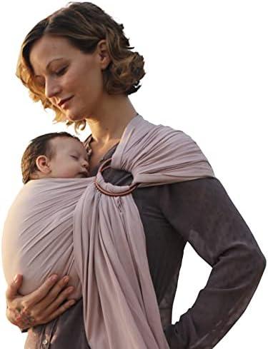 Nalakai Ring Sling Baby Carrier, Soft Linen Baby Sling, Baby Wrap, Comfort, Style, and Giving Back - Carry Your Little One with Love