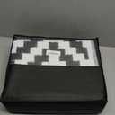 OLANLY Waterproof Outdoor Rug 5x8 ft, Outdoor Plastic Straw Rug for Camping, RV Mat Outside, Indoor Outdoor Carpet for Porch, Deck, Backyard, Balcony, Picnic, Black & White