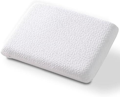 bigpawl Ultra Thin, Flat Pillow for Sleeping 2.75 Inch Height, Thin Memory Foam Pillow for Stomach Sleeper, Slim Bed Pillow for Side and Back Sleepers, Standard Size, 24 x 15