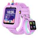 Smart Watch for Kids Girls Gift Age 3-12 with 39 Games Alarm Clock Camera Video Music Player Pedometer Flashlight 12/24 hr HD Touch Screen Kids Smart Watch Birthday Toys for 4 5 6 7 8 9 10 Year Olds