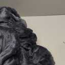 Anysay Heated Blanket Throw with 1/2/4/6/8 Hours Auto-Off 10 Heat Level, 50'' * 60'' Cozy Faux Rabbit Fur Bubble Electric Blanket with Overheat Protection (Dark Grey)