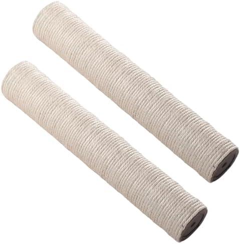 2PCS Cat Scratching Post Replacement, 20 Inch Sisal Cat Tree Replacement Post, 8mm Bolts, Easy to Install