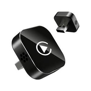 2026 Wireless CarPlay Adapter, 2in1 Mini CarPlay Wired to Wireless with Fast Stable Connection, Plug and Play, Zero Delay Car Play for iPhone iOS 10+, Android 11+