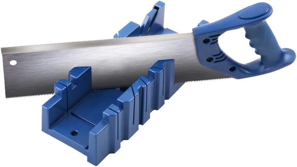 Saw Storage Mitre Box, 45 Degree 90 Degrees Angle Slot Types ABS Plastic Saw Box, Perfect for Woodworker Carver Carpenter Cutting Wood Woodwork(S)