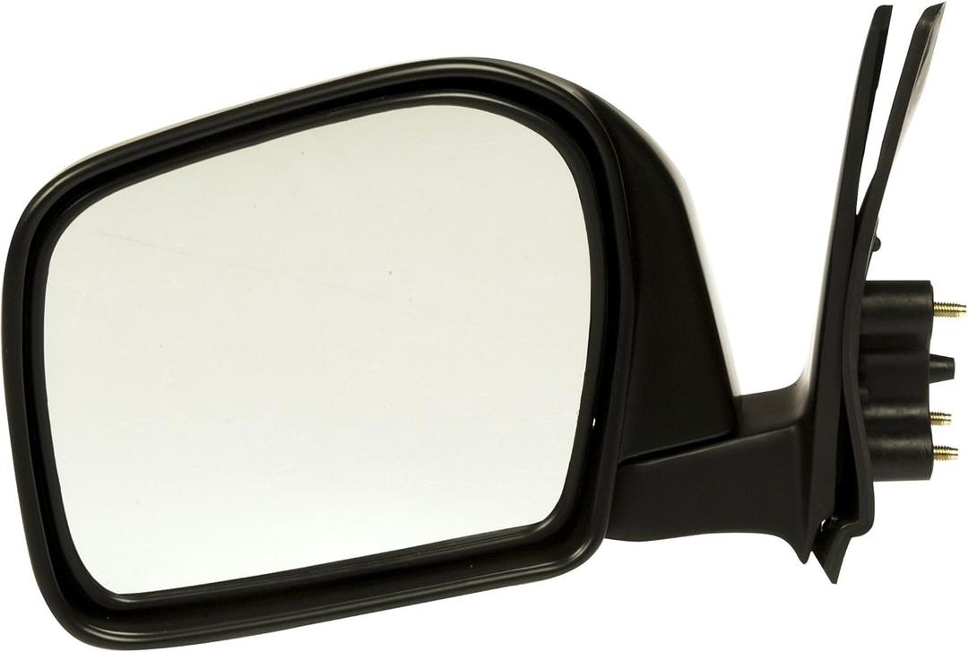 Dorman 955-1240 Driver Side Manual Door Mirror - Folding Compatible with Select Toyota Models, Black