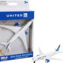 Daron Toy Airplane United Airlines Die-Cast Metal Model Airplane Toy with Plastic Parts for Kids Ages 3+