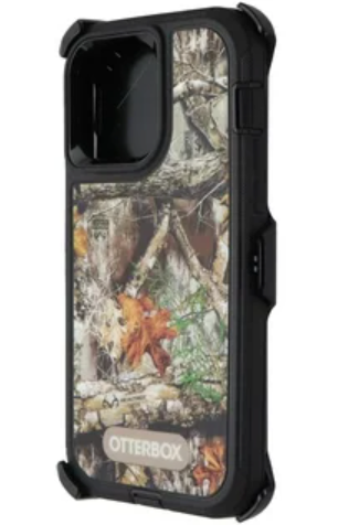 OtterBox Defender Series Series SCREENLESS Edition Case for iPhone 13 - Black/Realtree (CAMO) RealTree)