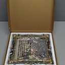 AELS 8x10 Inch Vintage Picture Frame, Elegant Antique Photo Frames with Glass Front, Photo Display, Tabletop Wall Hanging, Gift Ideas, Gold and Black