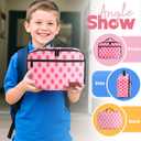2 x Lunch Box Kids, Insulated Lunch Bag for Women Men, Cooler Reusable Cute Lunch Containers for Boy & Girls, Adults Leak Proof Large Lunch Tote Bags for School, Work, Travel, Picnic Outdoor and Beach