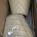 Giutna Natural Rattan Wall Sconces Set of 2, Boho HandWoven Wall Mounted Light Fixture Decor with Rattan Lampshade Sconces for Home Bedroom Living Room Hallway Kitchen Stairs (Gold)