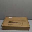 Corner Floating Shelves, Rustic Brown Wood, Set of 2, Wall Mount Storage with Guardrail for Bathroom Kitchen Living Room