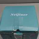 Neijiaer Fly Fans for Tables, Practical Fly Repellent Fan with Soft Blades, USB or Batteries Powered, Soundless and Portable Keeps Your Food Clean(4 Pack) (Black)