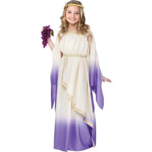 Fun World Girls Purple Goddess Costume, Large