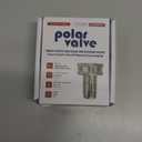 Polar Valve Outdoor Faucet Freeze Protection (Straight-Type, 2 Unit), Auto Temperature Control, Stainless Steel and Nitinol for Winter, Easy Installation, Water-Saving Solution