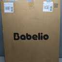 Babelio Baby Gate for Doorways and Stairs, 26-40" Auto Close Dog Gate, Easy-Install Pressure Mounted Satey Door, No Drilling Safety Gate for Child and Pets, Pressguard, Black