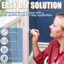 3 x Wood Touch Up Paint, 1.5 fl Oz Black Paint Pen for Furniture, Fast Drying, Quickly Repairs Any Scratches Chips Blemishes on Cabinets, Doors, Tables, and Dressers