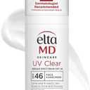EltaMD UV Clear Face Sunscreen SPF 46, Oil-Free Sunscreen with Zinc Oxide, Dermatologist Recommended