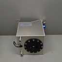 GSTP Universal 2.5 Gallon 10L Fuel Cell Tank with Cap and Level Sender Polished Aluminum Silver