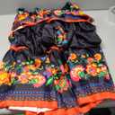 IDOPIP Mexican Dress for Girls Traditional Embroidered Floral Dresses Kids Toddler Summer Ruffle Off Shoulder Maxi Sundress Cinco de Mayo Fiesta Birthday Party Dress with Belt Black 11-12 Years