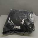 Fitable 8 Pack Round Tablecloths: Stain Resistant Wrinkle Free Circle Table Clothes, Washable Reusable Polyester Table Covers for Wedding Party Birthday Banquet Reception(Black, 10F)