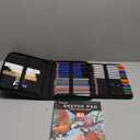 Artownlar 72 Pack Drawing Sketching Set with 8x11 Sketchbook | Pro Art Supplies Kit for Artist Adults Teens Beginner | Graphite Charcoal, Watercolor & Metallic Colored Pencils in Gift Case.