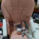 KB 3-in-1 Foldable Baby High Chair | 7 Height & 4 Recline Adjustable | Removable Seat & Tray for Easy Clean | 2 Locking Wheels | Multifunctional Infant High chairs for Babies and Toddlers Girl (Pink)