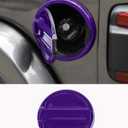 Savadicar Purple Fuel Door Trim for Jeep Wrangler JL JLU 4xe & Gladiator JT 2018-Present Exterior Gas Cap Accent Styling Cover Accessory