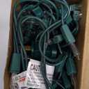 Clear Warm White Christmas Tree Lights - 20 ft String of 105 Incandescent Mini Bulbs Multifunctional Lighting Modes, for Decorative, Bedroom, Outdoor, Xmas Twinkle Lights with Green Wire Total 21.6 ft