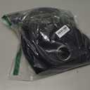 H.VERSAILTEX 100% Blackout Curtains for Bedroom Black Out Curtains 96 inch Thermal Insulated Long Blackout Curtains for Living Room, Energy Saving Curtains for Patio Door Grommet (1 Panel, Jet Black)