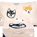 BYSURE Twin Sheets Set Kids(Dog Puppies, Beige), 3 Pieces Easy Fit Deep Pocket Sheets Set, Breathable Wrinkle-Free Microfiber Bedding for Children