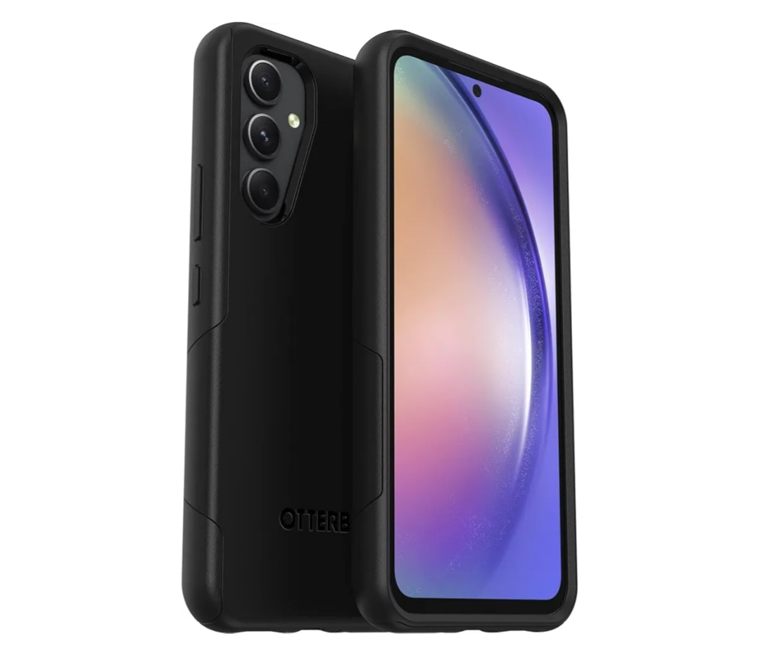 OtterBox Samsung Galaxy A54 5G Commuter Series Lite Case - Black, Slim & Tough, Pocket-Friendly, with Open Access to Ports and Speakers (no Port Covers