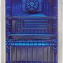 Danby DBC026A1BSSDB 95 Can Beverage Center, 2.6 Cu.Ft Refrigerator for Basement, Dining, Living Room, Drink Cooler Perfect for Beer, Pop, Water, Black/Stainless-Steel