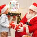 Christmas Party Favors 36Pcs Christmas Glow Stick Bracelet 36Pcs Merry Cards for Xmas Exchange Gifts Classroom School Glow in the Dark Party Supplies