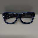 YouRfocus Wireless Led Light up Glasses Glow in the Dark for Rave Party, EDM (Blue)