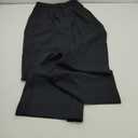 Fashion Pleated Low Waist Suit Pants Office Work Wide Leg Loose Long Pants with Pocket 4