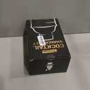 Cocktail Shaker Set, 18/8 Food-Grade Stainless Steel Mixology Bartender Kit 10-Piece Bar Tools with Stylish Bamboo Stand - Rust-Proof & Dishwasher Safe - Professional Martini Shaker Gift for Men, Dad