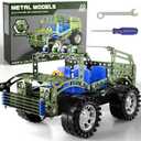 Lucky Doug Building Toys Model Truck Set - 283 Pieces STEM Project Building Toys for Kids Ages 8-12, Assembly Engineering Model Car Kits Toys Birthday Gift for Kids Boys Girl 8 9 10 11 12-16 Years Old