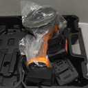 Tile Vibration Tool Kit with Dual 20V Batteries  Cordless Tile Vibration Machine for Precise Tile Leveling and Installation | Dual Battery (Orange)