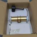 Gold Wall Sconce, Modern Bathroom Sconces Wall Lighting Vanity Light Fixtures with Clear Crystal, Hardwired Brushed Brass Wall Mount Lights for Living Room Corridor Mirror Bedroom Stairs (13"-1 Pack)