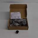 Ravinte 30 Pack 1-1/4 inch Matte Black Zinc Euro-Style Cabinet Knobs, Drawer Pulls & Door Handles