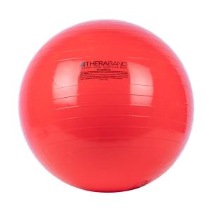 THERABAND Exercise Ball, Stability Ball with 55 cm Diameter for Athletes 5'1" to 5'6" Tall, Standard Fitness Ball for Posture, Balance, Yoga, Pilates, Core, & Rehab, Red (22 Inch)
